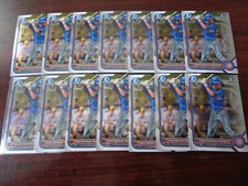 2022 Bowman Draft Chrome Christopher Paciolla #BDC-185 1st Year RC Lot of 14-CUB