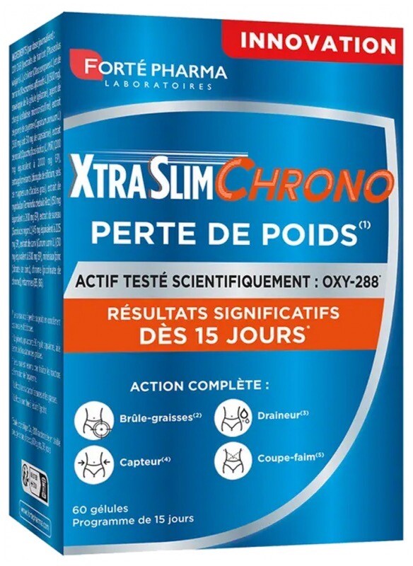 Xtra slim chrono brûleur de graisse abdominale perte de poids rapide homme et femme