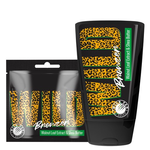 Soleo Wild Bronzer DHA Walnut Extract Collagen sunbed tanning lotion