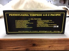 Nuevo en caja, modelos artesanales de calidad Weaver 1965, latón, Penn. TORPEDO 4-6-2 PACIFIC
