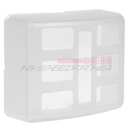 Panel de soporte de bloque de caja de fusibles impermeable para automóvil barco barco de 6 vías con indicador de advertencia LED - Imagen 3 de 12