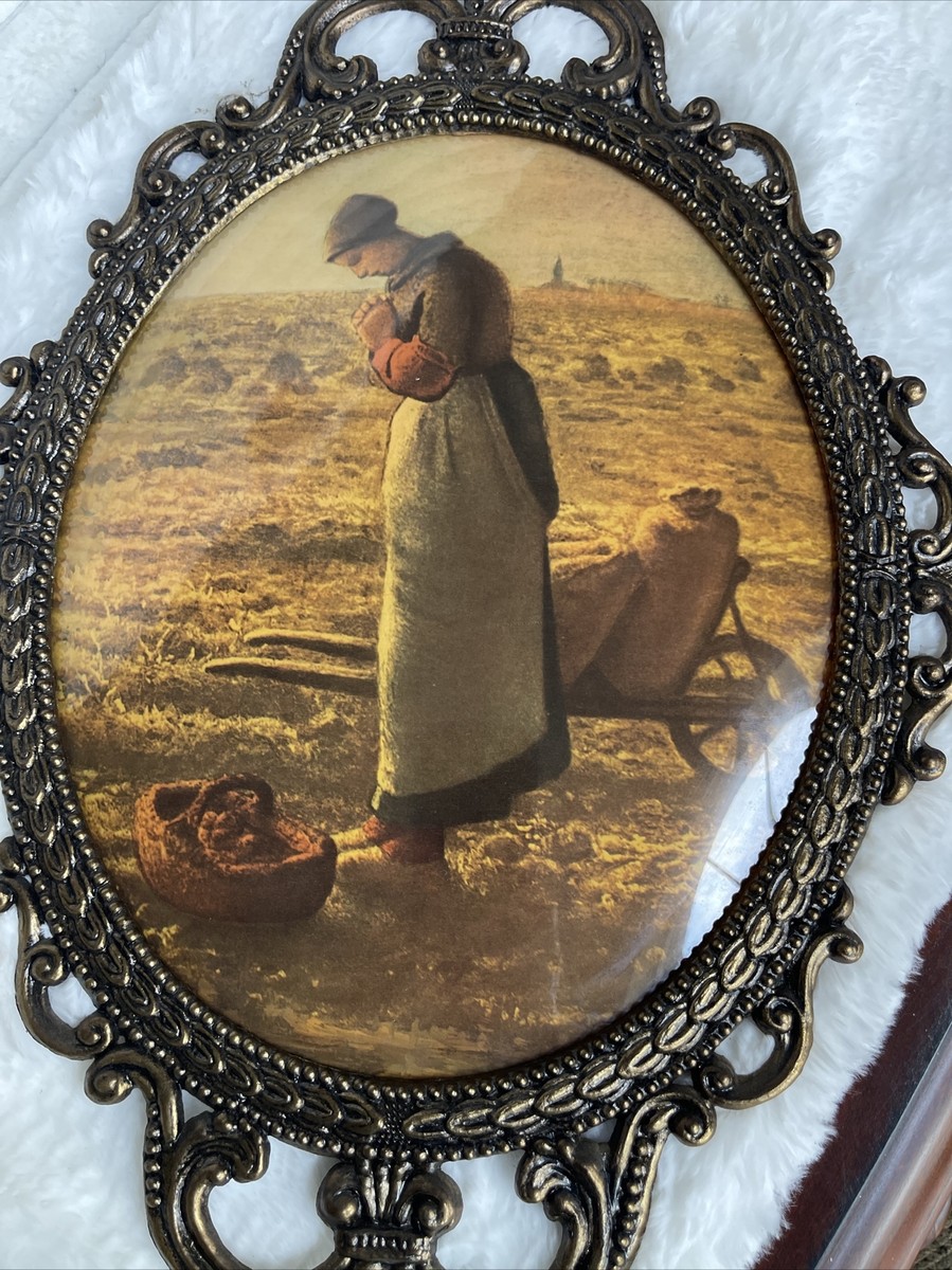 イギリス アンティーク 人物画 楕円形 木製フレーム
