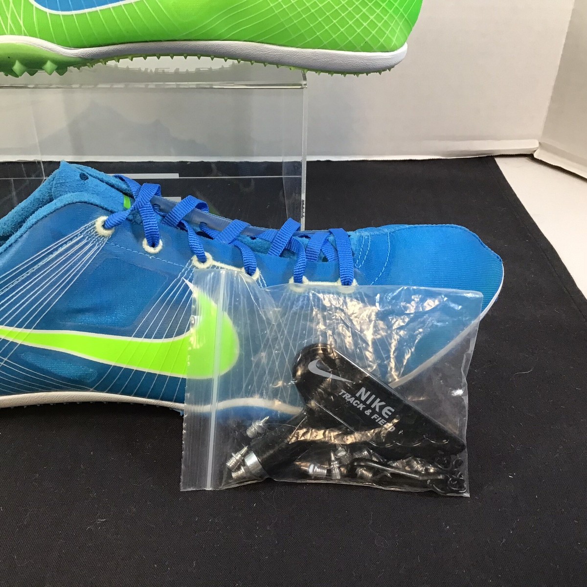 Nike Zoom Victory Blue Green Track and Field 331036 430 Sprinter