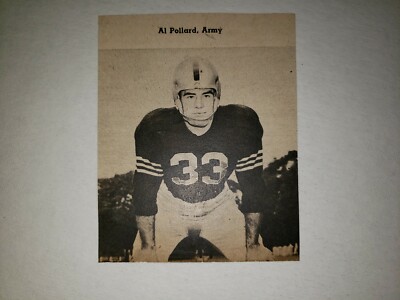 Al Pollard Army Cadets 1951 S&S Football Pictorial CO Panel | eBay