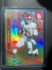 2020 PANINI ELITE RC ROOKIE GOLD RC ROOKIE SSP /10 JALEN HUTRS SOONERS EAGLES 