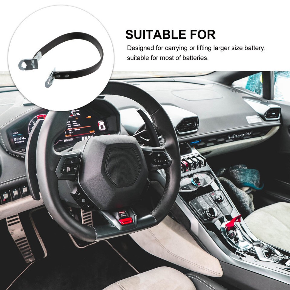 Car Battery Lift Strap Auto Battery Strap Lifter Silicone Battery