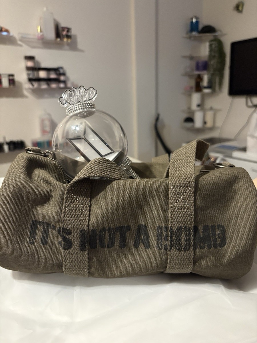 BTS Official 'It's Not A Bomb' Light Stick Bag Army Green