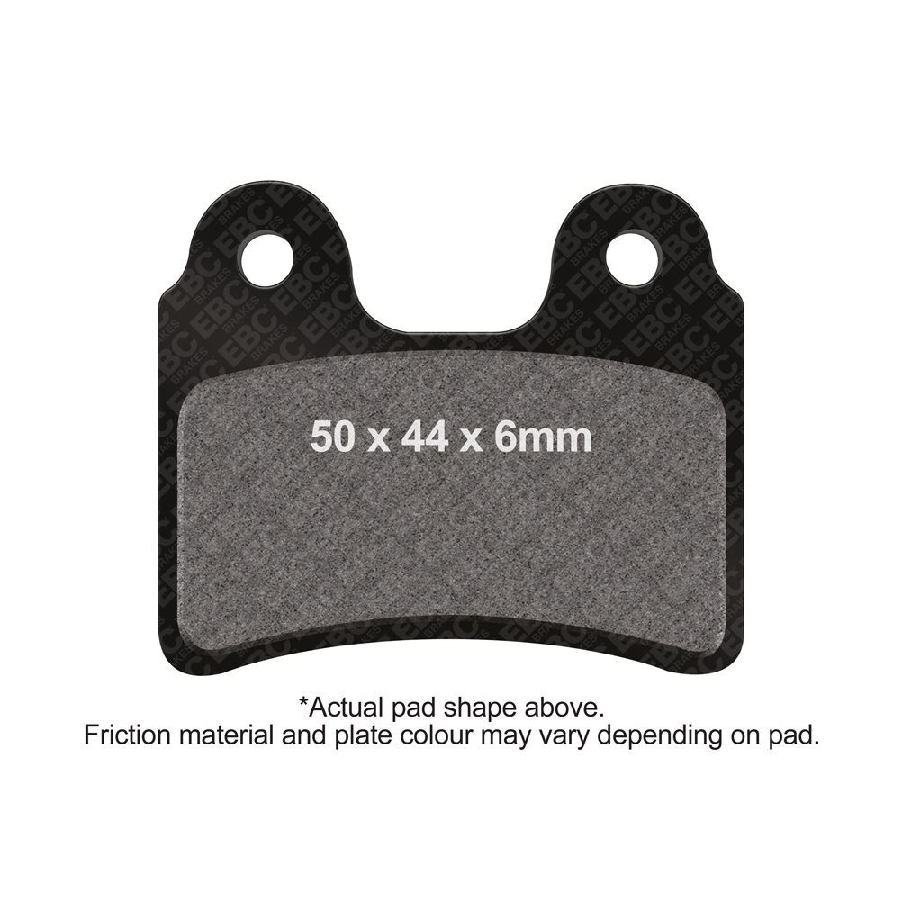 EBC TT Brake Pads Front Left for Scorpa SY 250 2T Large Friction Area 2006-2009