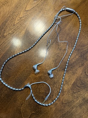 Swarovski Phillips Active Crystal Neck Strap Headphones 2007  Old Plug read