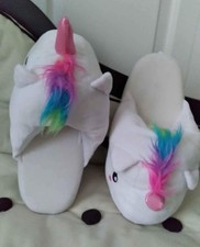 Unicorn Slippers Youth Size 5/6