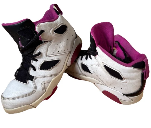 Scarpe Nike Air Jordan Flight Club 91 giovani ragazzi ragazze taglia 13 C sneakers fucia