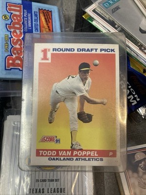 1991 Score - Todd Van Poppel #389 (RC) | eBay