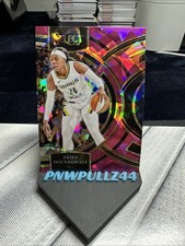 2023-24 WNBA Select ARIKE OGUNBOWALE Pink Cracked Ice Premier #155 Dallas Wings