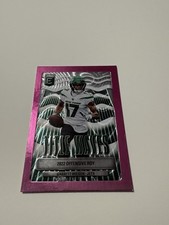 2023 Donruss Elite #TW-6 Garrett Wilson Title Waves Pink New York Jets