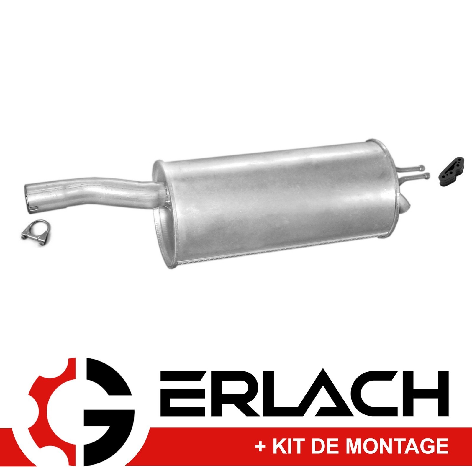 Silencieux arrière Fiat Doblo 1.3 1.9 JTD résistant anti-corrosion