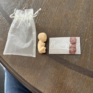 1 soft rubber model fetus, unusual medical fetal doll New
