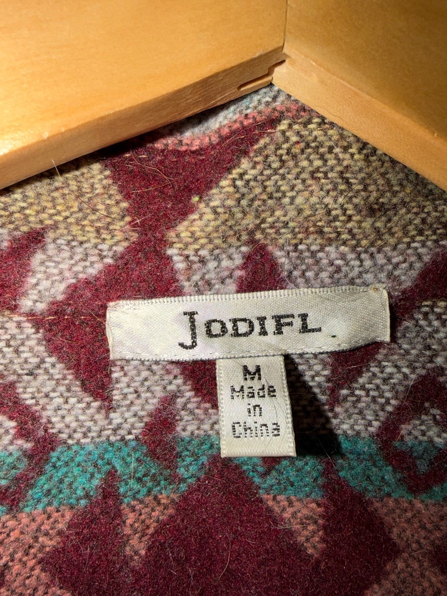 Jodifl Medium Multicolor Shacket Jacket Aztec - image 3