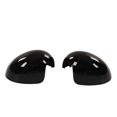 Aramox Rearview Mirror Cover - Glossy Black Left & Right Pair for Mini R55-R6...