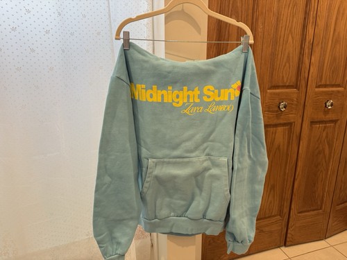 UK EXCLUSIVE Blue Midnight Sun Zara Sweatshirt Hoodie Size Large