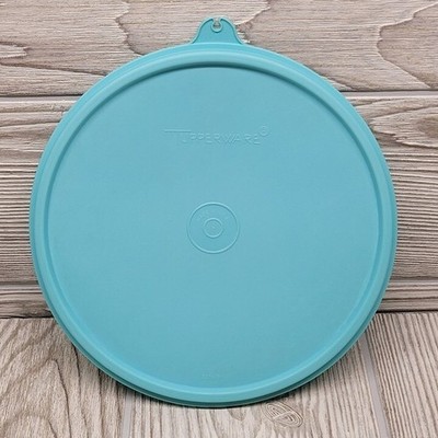 Tupperware 228 Round Replacement Seal Lid Cover Robins Egg Blue 7''