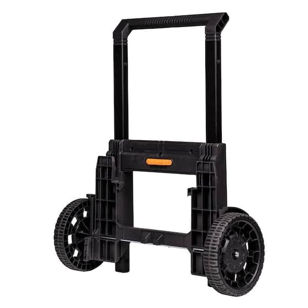 RIDGID Pro Gear System Gen 2.0 Tool Cart Wheel Base XL, Telescopic Handle, Blac…