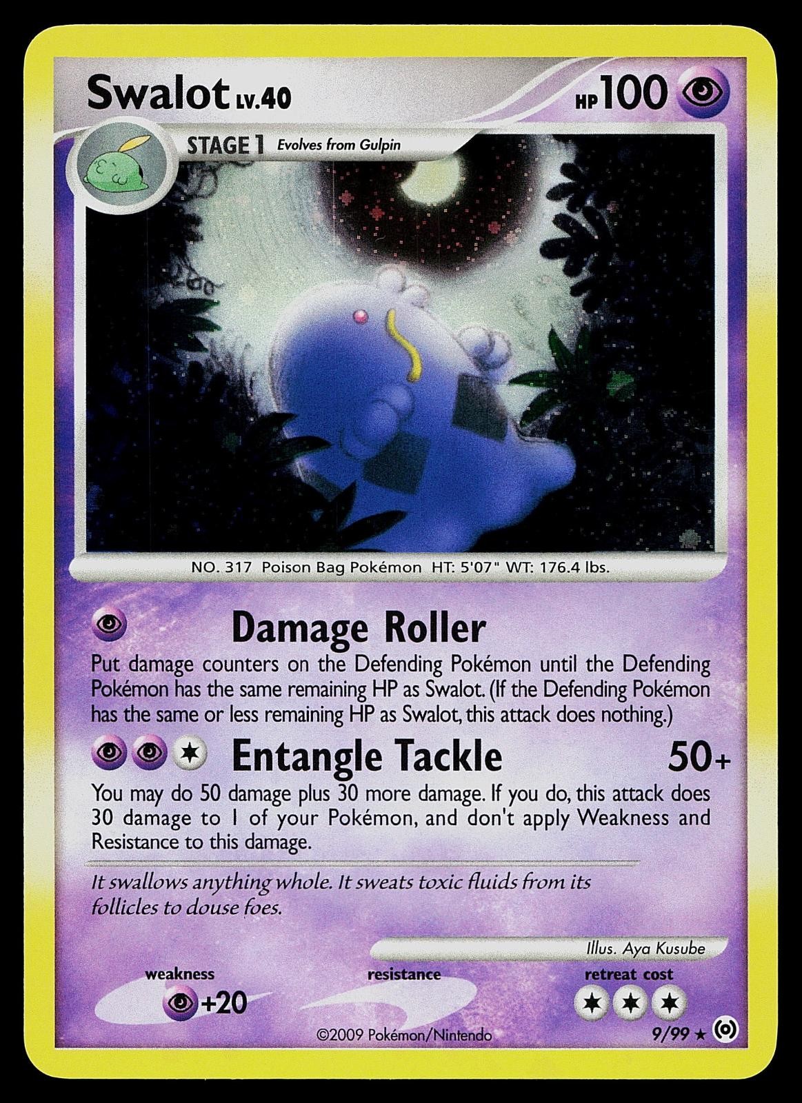 Pokemon Card - Swalot Arceus 9/99 Holo Holo Rare