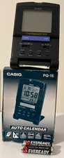 CASIO SNOOZE ALARM CLOCK WITH AUTO CALENDAR PQ15