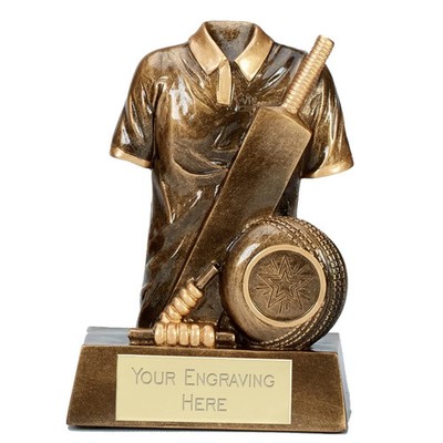 Personalisierte gravierte Cricket Great Player Team Award Cricketschläger Stümpfe 15 cm 6 Zoll