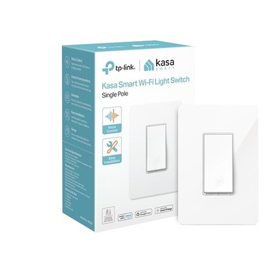 TP-Link Kasa Accessory Smart Light Switch with Energy Monitoring TL-HS200 White