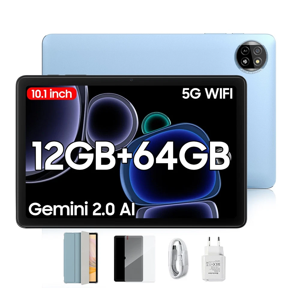 Blackview Tab 20 WiFi Tablet 10 Zoll Android 15 12GB+64GB 6000mAh Gemini 2.0 AI