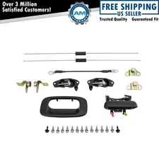 Tailgate Kit Handles Cables Bezels For 19-07 Silverado 1500 07 Sierra 1500