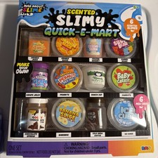 Slime Mart Slime Kit Fluffy Stress Relief Kids Toy 12 Pack In Individual Tubs