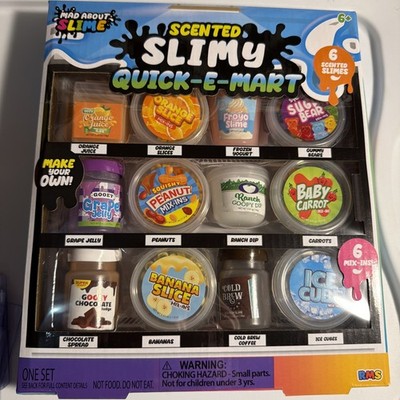 Slime Mart Slime Kit Fluffy  Stress Relief Kids Toy 12 Pack in Individual Tubs