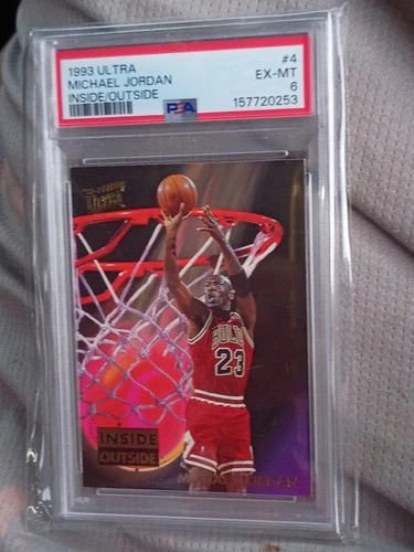 1993-94 Fleer Ultra - Inside Outside Michael Jordan #4 PSA 6