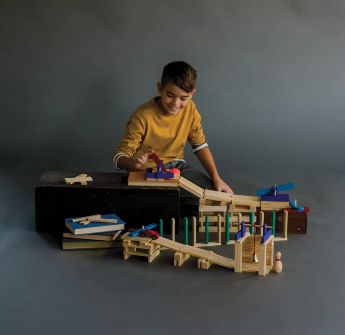 MindWare KEVA Contraptions Reactions Planks Building Toy - Image 2 of 4