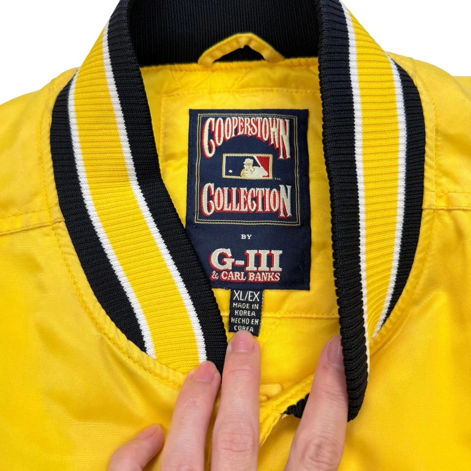 Chaqueta De Colección Años 90 Piratas de Pittsburgh Para Hombre XL Colección Cooperstown G-III Foto 3 de 4
