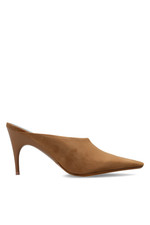 BALENCIAGA Duchesse Camel 90mm Mules New  Authentic