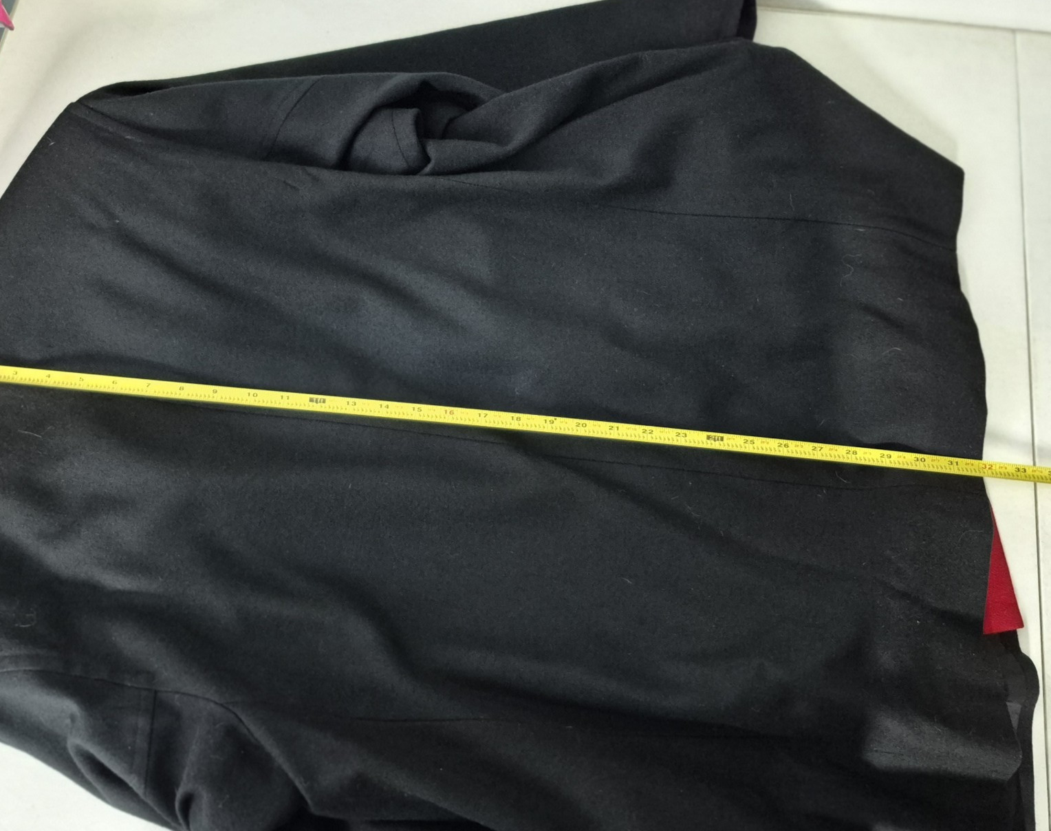 Black Red Collared Double Breasted Jacket Womens … - image 9