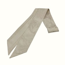 Christian Dior Mitza Toile De Jouy Silk Scarf Logo Animal Pattern Gold From Japa