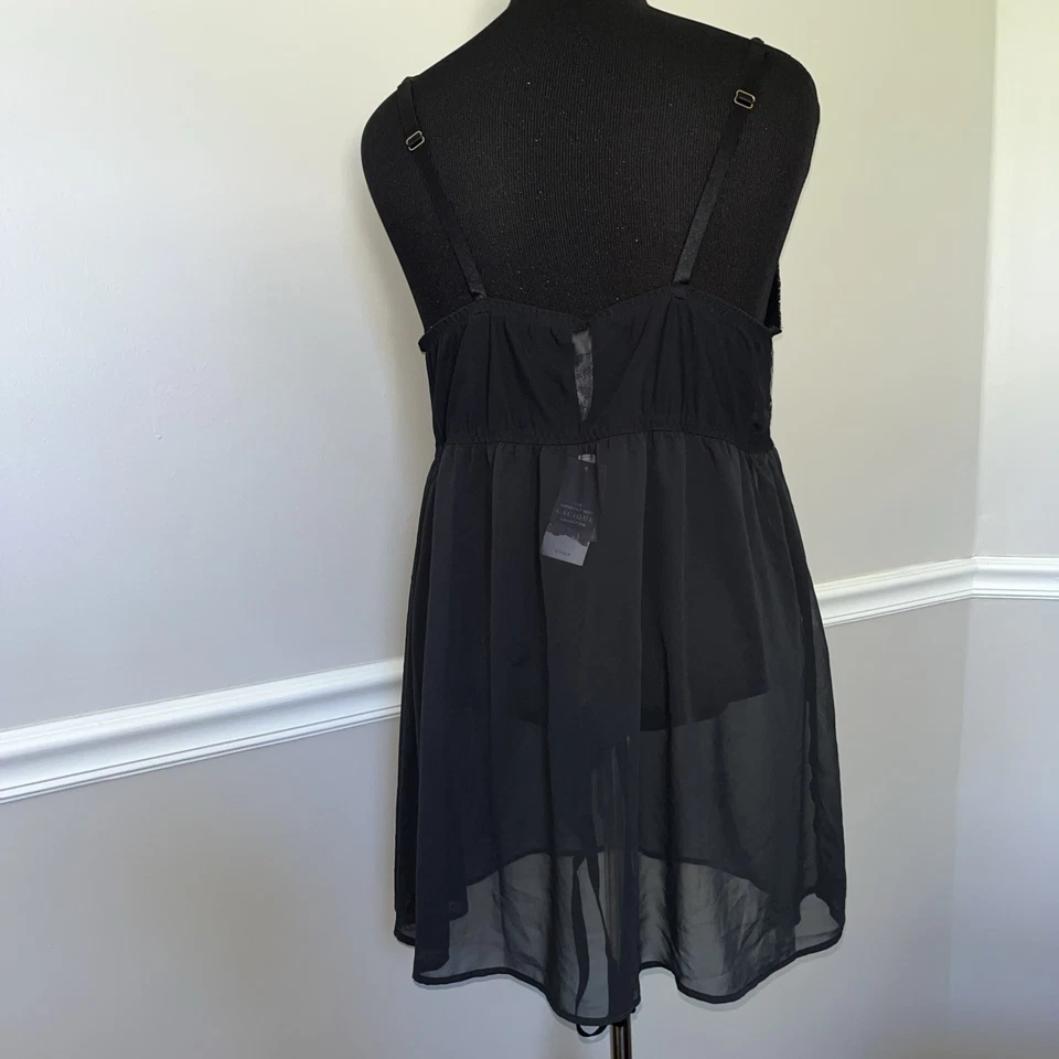 Nuevo con etiquetas Conjunto de lencería negra de 2 piezas Lane Bryant Cacique para mujer talla 22/24 Foto 2 de 4