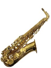 Yamaha Saxophone Yas-475 Tested Working Alto With Gold Lacquer Finish Case Used