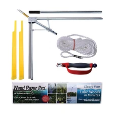 Jenlis Weed Razer Pro, Lake Weed Cutter, Large Pond Aquatic Plant Cutting Too...