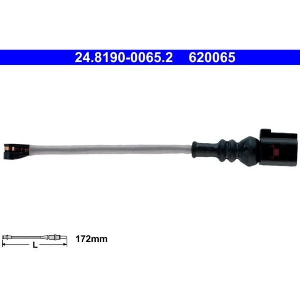 Warnkontakt Bremsbelagverschleiß ATE 24.8190-0065.2 FüR Seat VW Audi Skoda Cupra-image