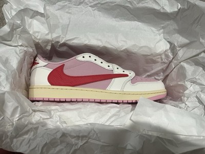NEW Nike Jordan 1 OG Low x Travis Scott Tropical Pink Men Size 11.5