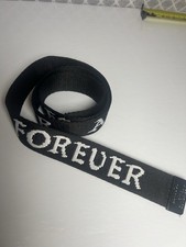 Canvas Belt Black , Says  . A holes Live Forever