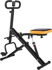 Squat Machine for Home Gym Glutes Workout, Foldable with 12-Level Resistance