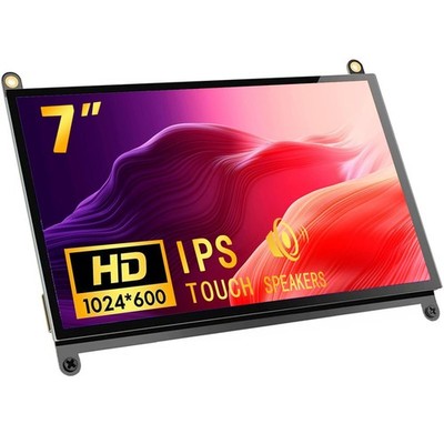7 Inch Monitor Touch Screen for Raspberry Pi 1024X600 IPS FHD LCD Display USB...