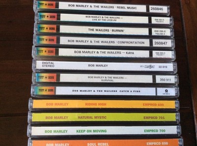 Bob Marley [12 CD Alben] KAYA Catch Fire Burnin Vibration Live Lyceum Survival