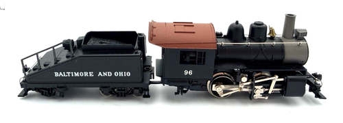 HO AHM Baltimore & Ohio 0-4-0 Switcher & Tender | eBay