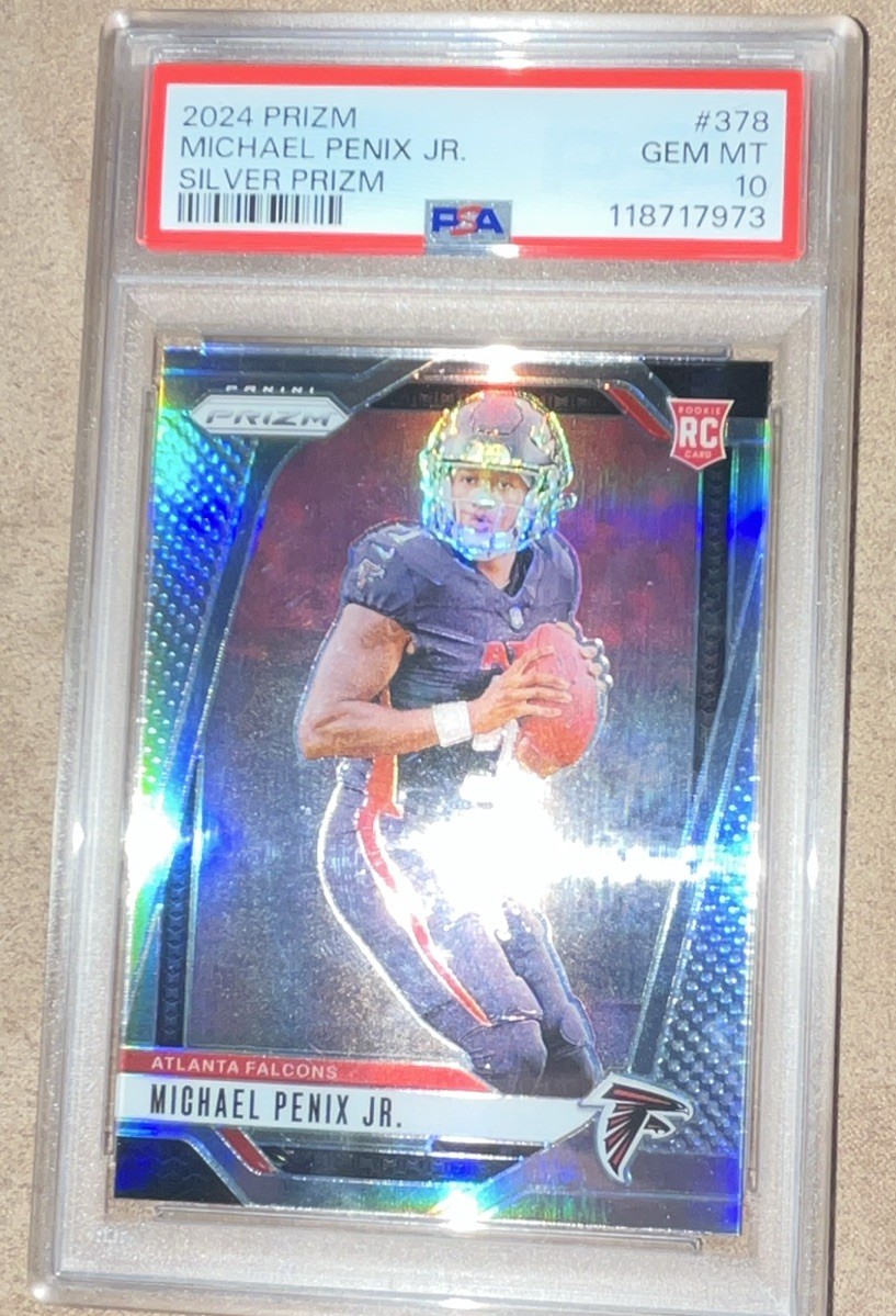 Michael Penix Panini Prizm #378 Silver